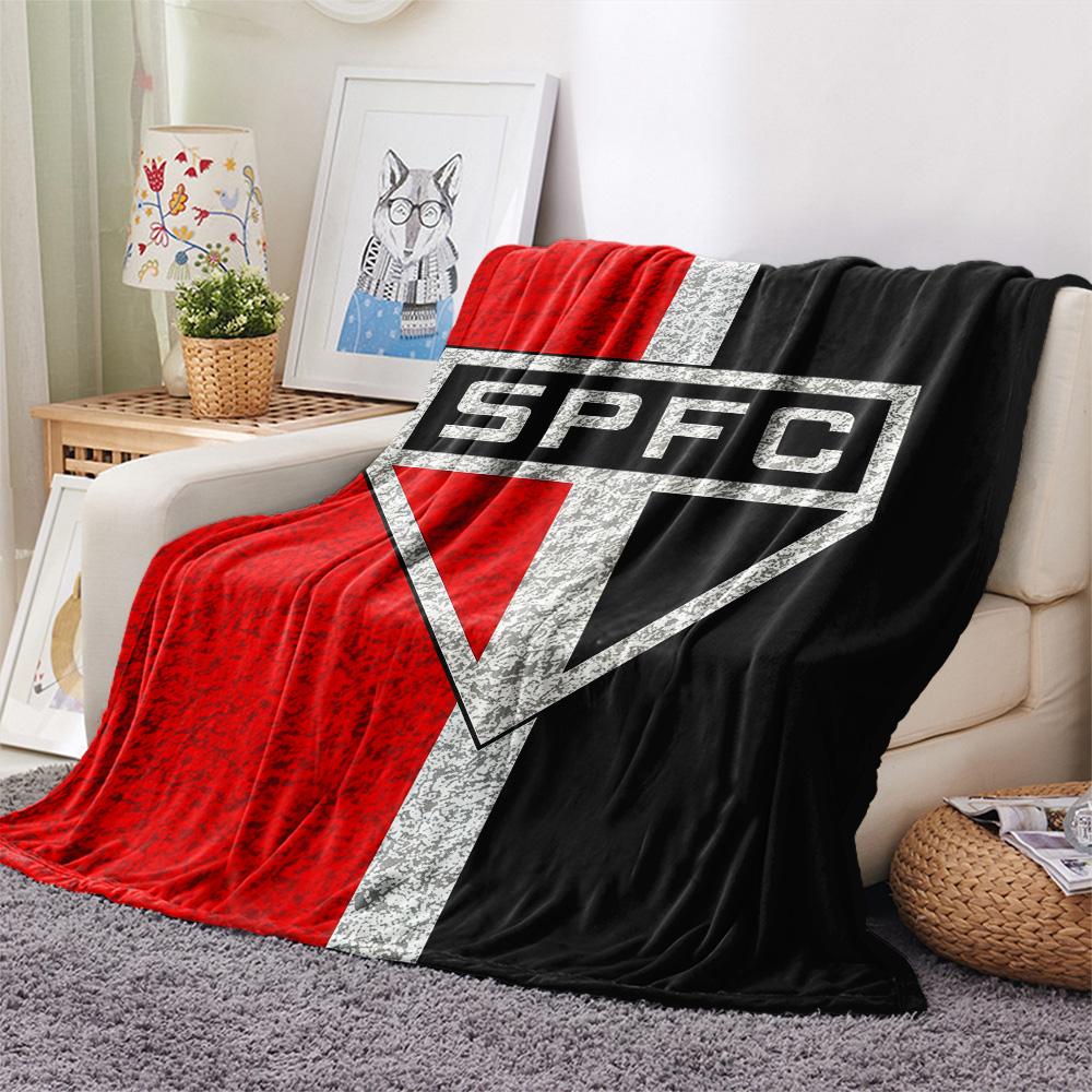 Sao Paulo FC2 Flannel Blanket, High quality Comfortable for All Seasons, Home Decor, Warmth and Comfort