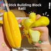 Crunchy Dough Sticks Squeeze Toy Sound Effects Food Fidget Toy  for Kids Adults