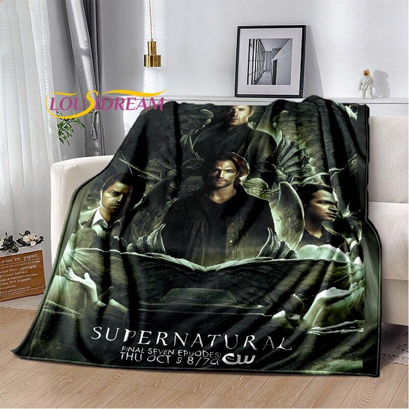 

Drama Supernatural Characters Blanket Couch Quilt Cover Travel super natural Throw Blanket Flannel Blanket Bedspread 150x180cm