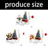 Elegant Christmas Cottage Ornament With Delicate Detail Resin Holiday Scene Display Statue Home Decoration