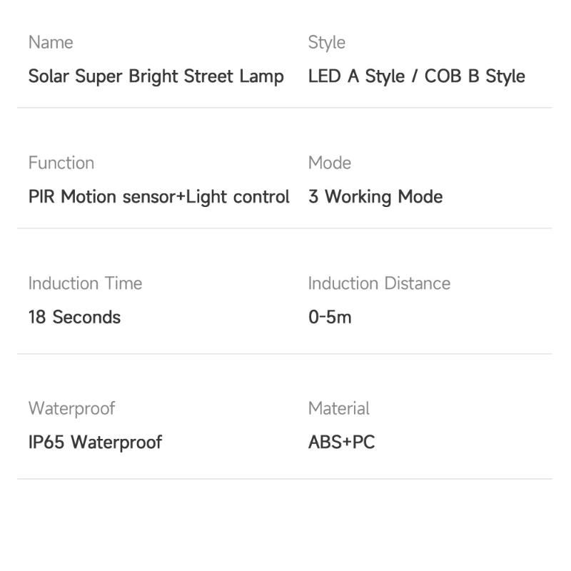 598 LED ultra lumineux extérieur lampadaire solaire 713COB capteur de mouvement étanche éclairage solaire cour rurale résidentielle applique murale lumière à induction