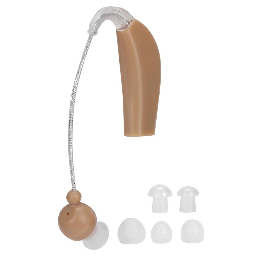 Lightweight Hearing Aid Low Distortion Behind Ear Voice Amplifiers Ear Care for Deaf Elderly (Prise  )