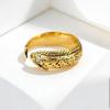 Simple Vintage Adjustable Ring Zinc Zinc Alloy Retro Open Ring Niche Fish Shaped Ring  Unisex