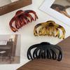 French Retro Large Hair Claw Clip for Thick Hair - 2024 New Style Shark Clip for Women