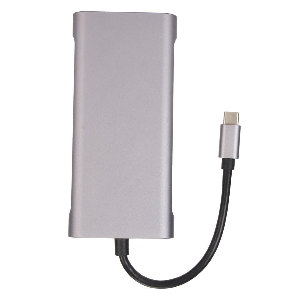 Hub tip C 11 în 1 HD VGA 4K suportat 5Gbps 87W PD Charge 100Mbps RJ45 Stație de andocare USB 3.0 pentru