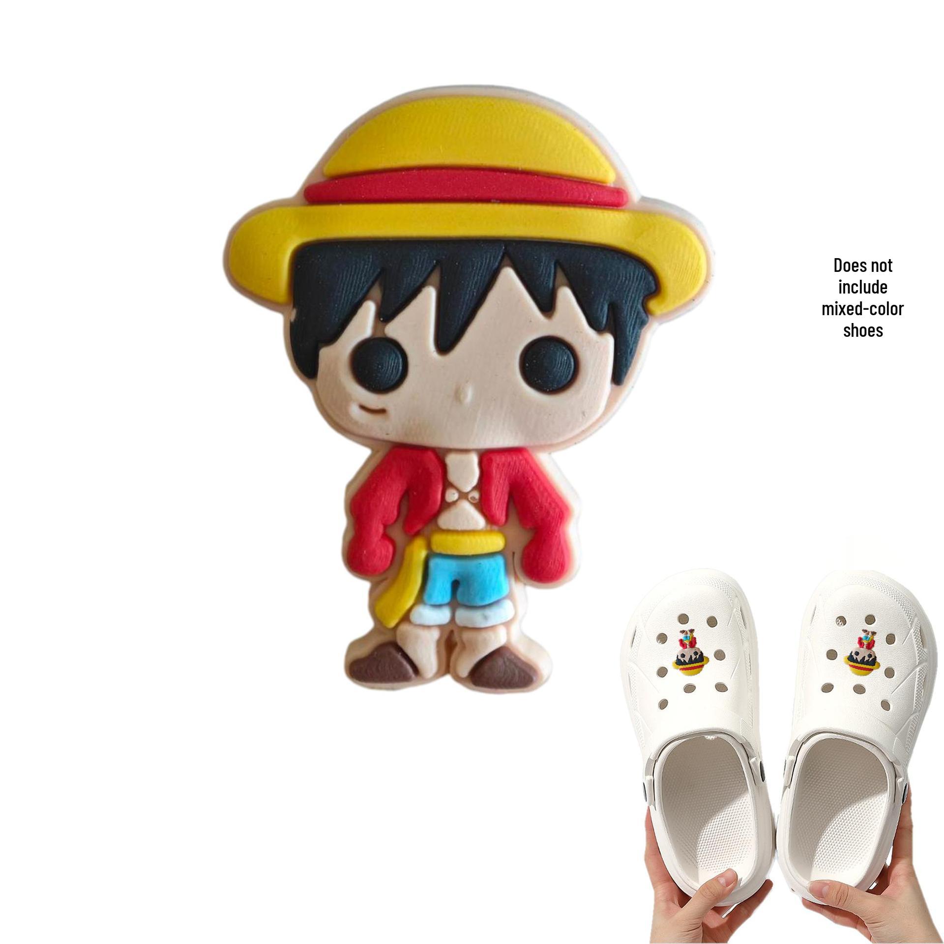 Removable PVC Shoe Buckle Ornament - DIY Festival Party Accessory стиль 27