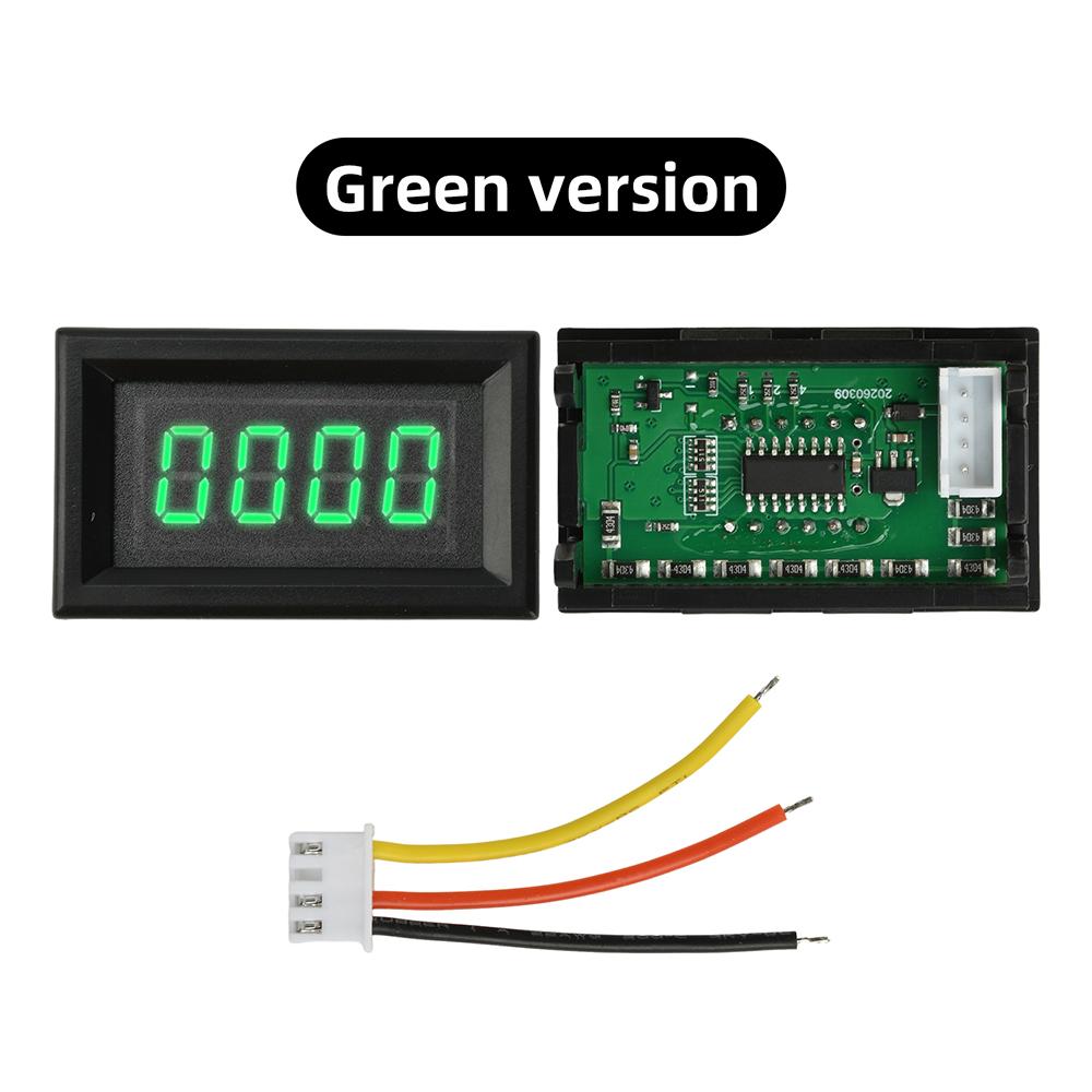 Digital Voltmeter 1.16-Inch 1-Digit LED Display High Precision 1-1811V Dual Range Voltage Meter for Industrial Applications