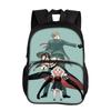 SPY×FAMILY Round Front Bag Backpack Versatile Fashion Trend Cartoon Boy and Girl School Birthday Best Gift