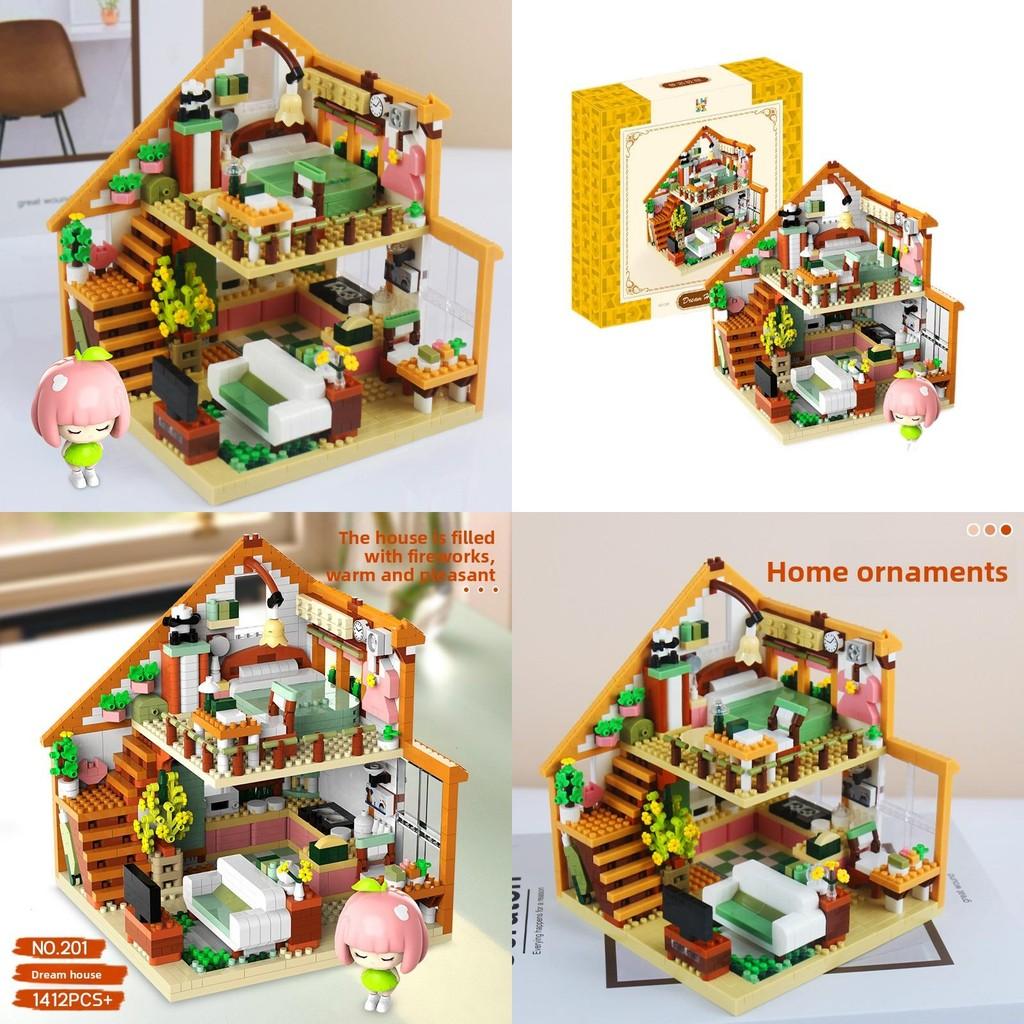 Dream House Girls Assembly Building Block Puzzle Toys For Kids Fun And Gift