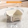 Kitchen Double Drain Basket Ins Wind High Value Vegetable Wash Basin Drain Basket  Large Capacity Fruit Wash Vegetable Baskets