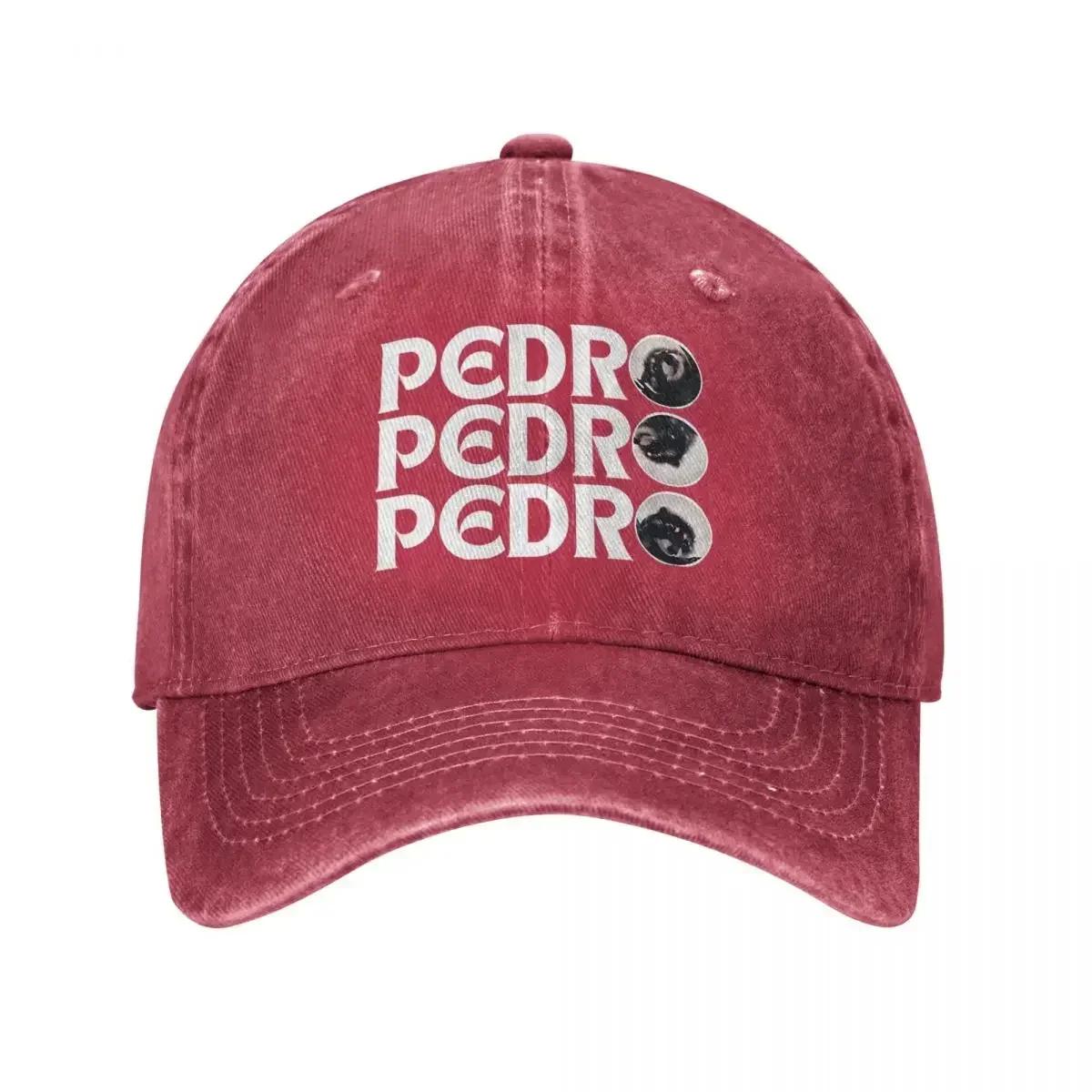Pedro Racoon Dance Baseball Cap Vintage Distressed Denim Meme Raccoon Headwear Unisex Outdoor Summer Unstructured Soft Caps Hat One Size