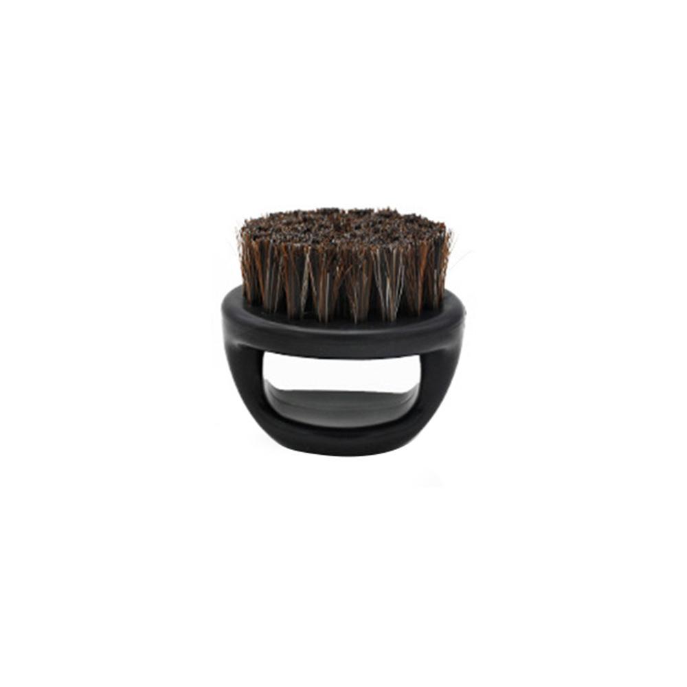 Men's Boar Bristle Beard Oil & Styling Brush for Sleek, Slicked-Back Designs