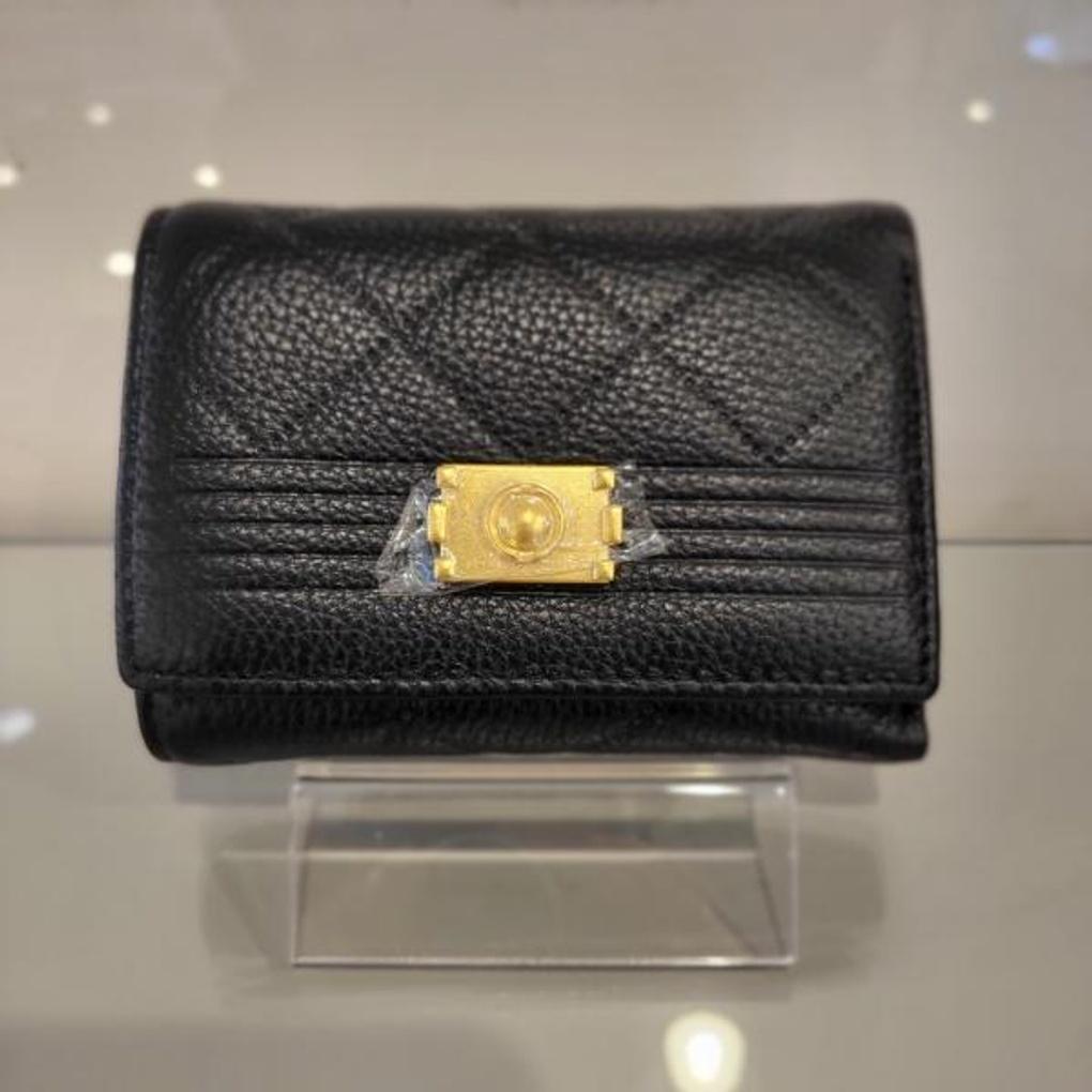 moncross 9128AW women's 3-fold cowhide leather wallet