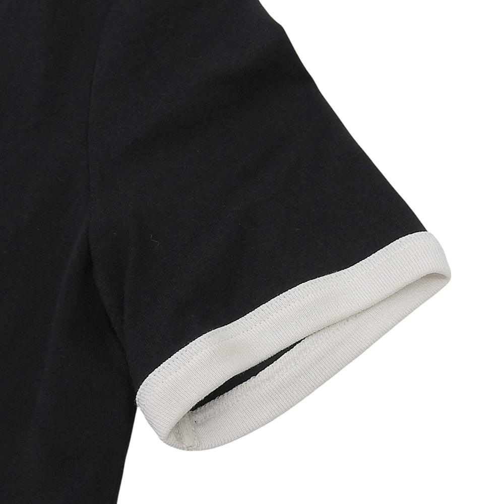 Celine Excellent Condition CELINE PARIS Cotton Ringer T-shirt, Women's, Black and White, Size XS, 2X872671Q.38W Tops XS Black WhiteUsed