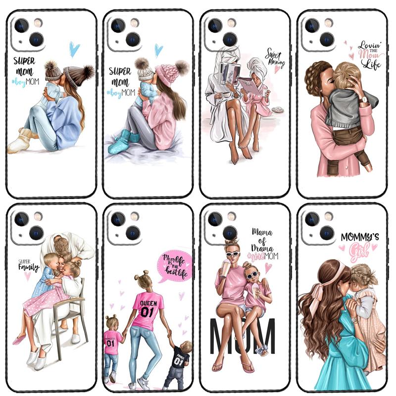 SUPER MOM MUTTER MAMA BABY Handyhülle Für Samsung Galaxy S25 S26 Ultra S20 S21 S22 S23 S24 S10 Plus S24 FE S25 FE Hülle