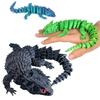 3D Printed Lizard Statue Flexible 3D Printed Animal Colorful Figurines Statue Gifts 23.5Cm/9.25In