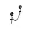 1Pcs Trendy Minimalist Stud Earrings for Teens Ear No Piercing Earrings Women Men Fake Pierced Star Pendant Earrings Jewelry