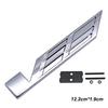 3D Metal V Logo Badge Sticker Front Grill Side Fender Rear Trunk Emblem Decal