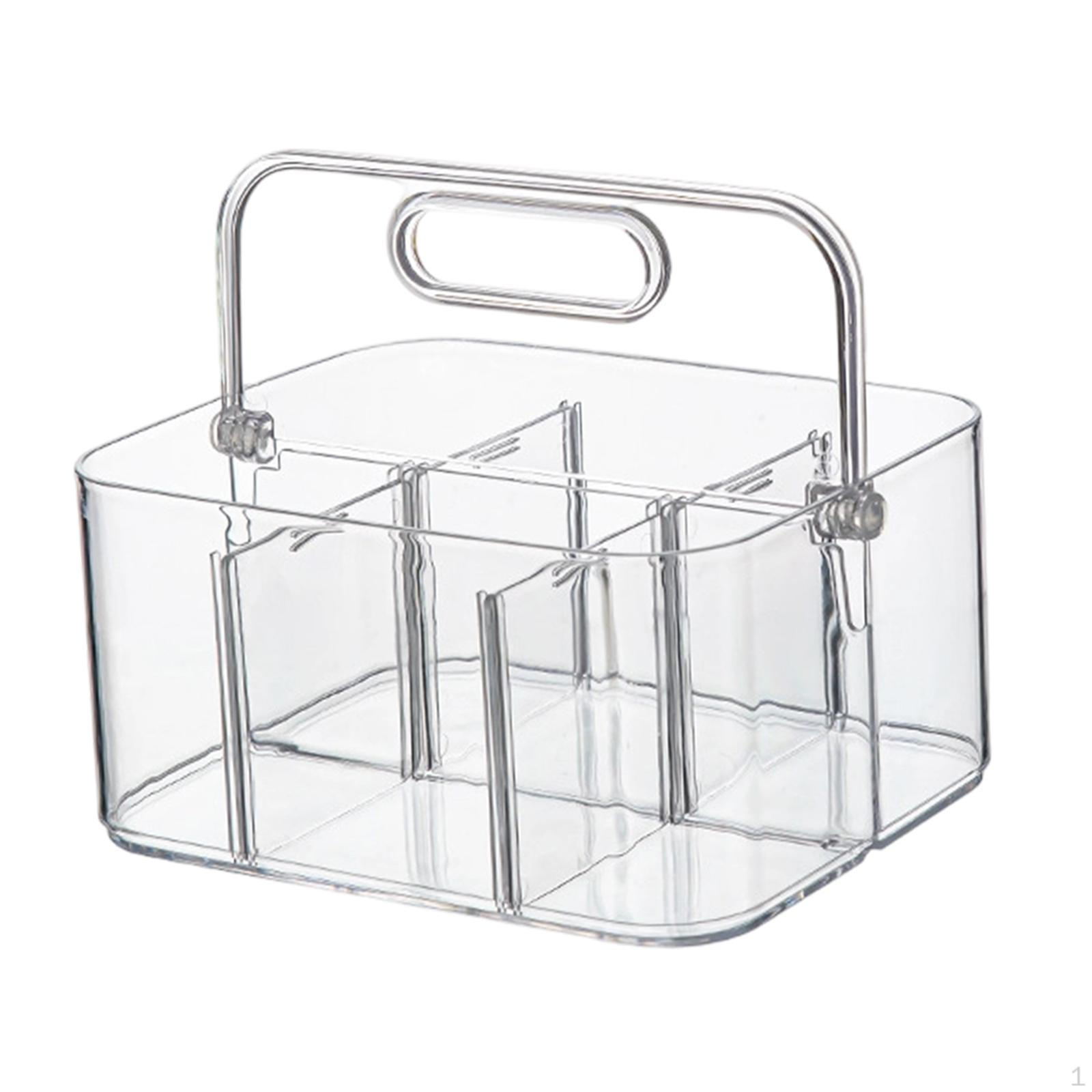 

Compartmentalized Storage Basket, Stackable, Easy to Clean And Space-saving. Versatile Equipped 20cmx16cmx10cm