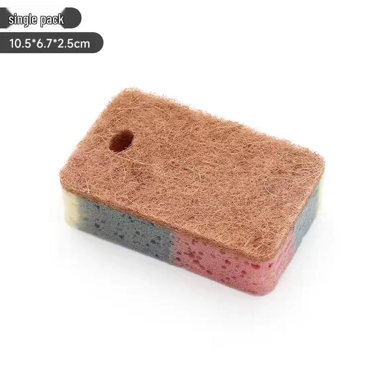 Thick Kitchen Wood Pulp Dishwashing Sponge and Scouring Pad