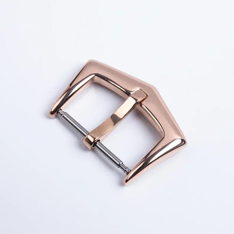 High Quality 18mm Precision Stainless Steel Folding Buckle For Patek Strap Philippe Leather Rubber Watchband Nautilus Pin Clasp