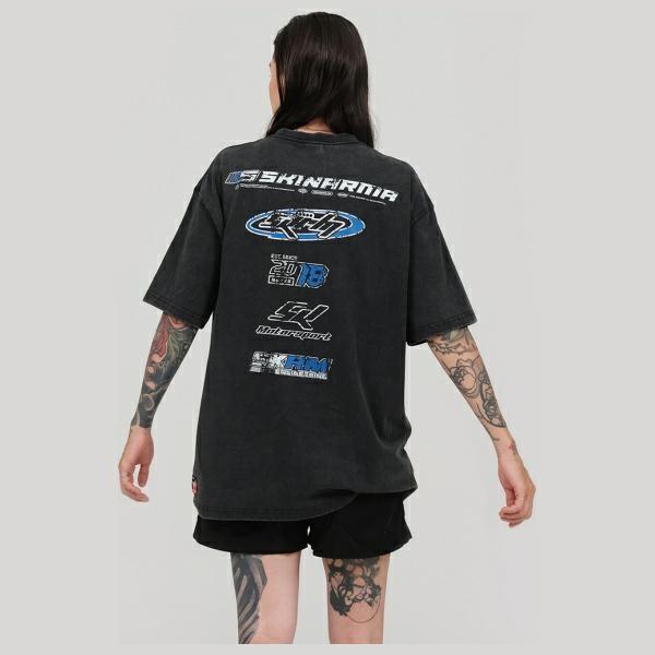 T-shirt Skinarma Asphalt L Czarny