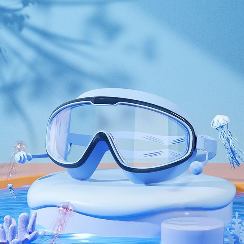Swim Goggles For Kids Toddler 3-15 Anti Fog No Leak Clear Wide Vision Swim Glasses Boys Girls Pool Beach Swimming Accessories