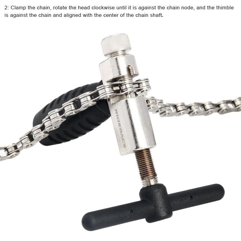 Bicycle Chain Pin Remover With Chain Hook Replace Pin Bike Chain Breaker MTB Link Breaker Splitter Extractor Cutter Device