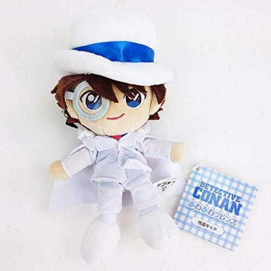 Sanei Boeki Detective Conan Fluffy Friends Kaito Kid (S) W9.5 x D9 x H18cm Plush Toy