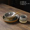 Ceramic Cup Rice Bowl Set, One Person Food, Japanese-Style Household Tableware, Plates, Dishes, Dishes, Retro Western Tableware