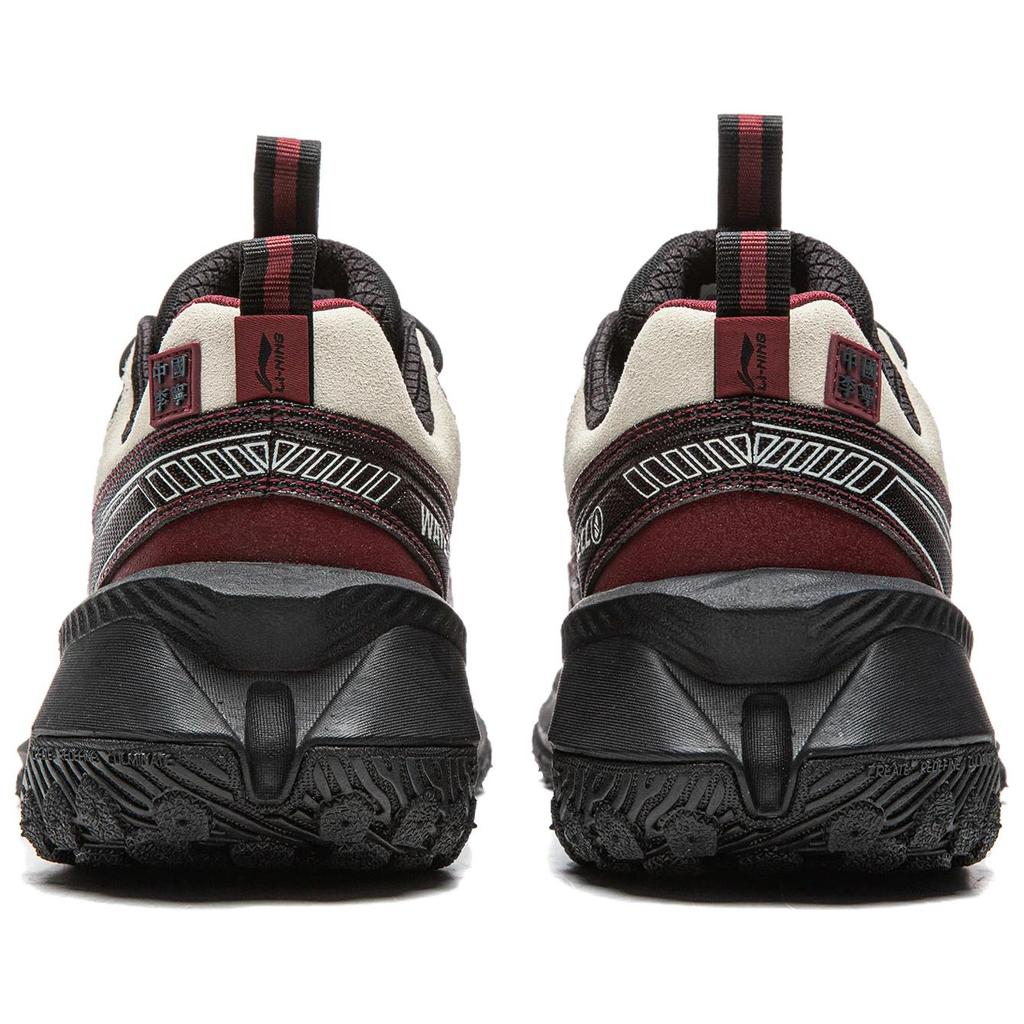 Li Ning Ranger CRC Synthetic Leather, Split Cow Leather Wear resistant And Waterproof Low top Casual Shoes Unisex AZGW023-2
