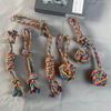 Durable Cotton Rope Knot Toy Set for Small, Medium, Large Dogs