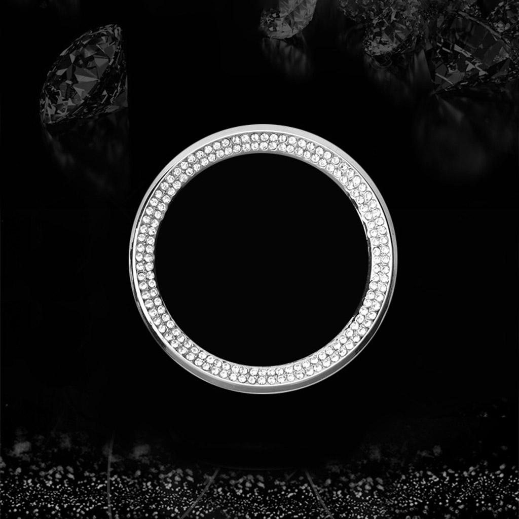 Buton de comandă pentru pornirea mașinii Media Drive pentru inel de cristal cu stras pentru seria X5 X7&x318 Controlul pornirii motorului pentru interiorul mașinii K