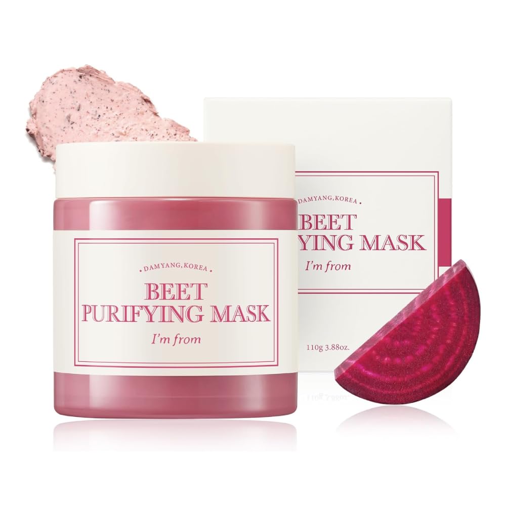 

от Очищающая маска из свеклы 110 г Упаковка Увлажняющий уход с красной свеклой Успокаивающий Отшелушивающий Себум Увлажнение Чувствительная кожа [Я Официальный] Я Смываемый розовый