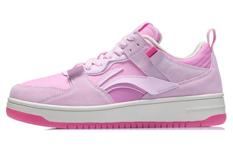Li Ning Mystic Layer Pro Slip Resistant Abrasion Resistant Low top Skateboard Shoes Women's Cherry Blossom Pink AGCR314-2