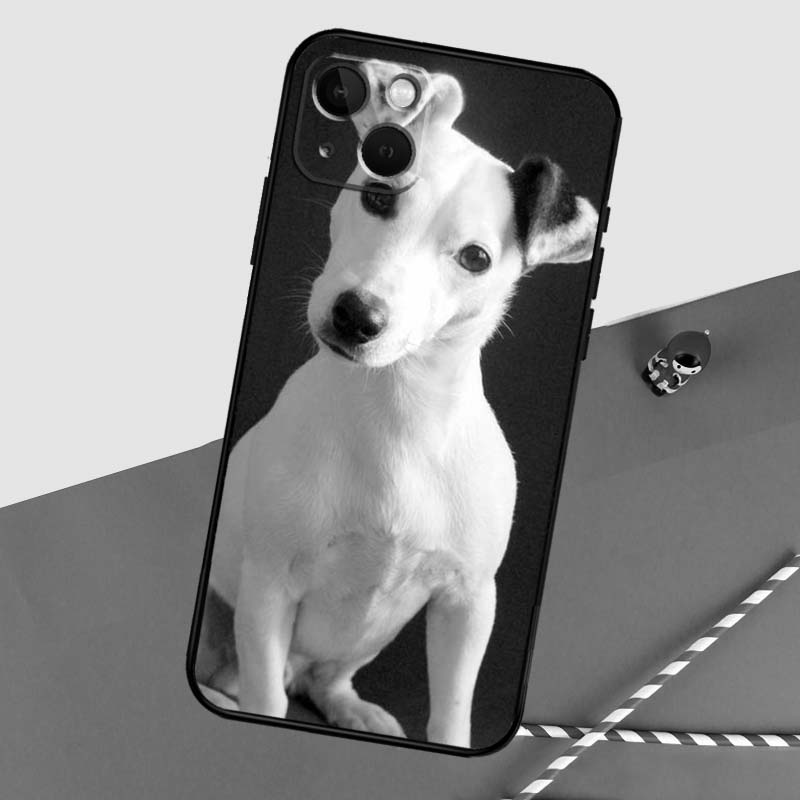 Jack Russell Terrier Dog Phone Case For iPhone 16 15 Pro Max 12 13 Mini 11 14 Pro Max XR 16 15 Plus 16e Cover Coque