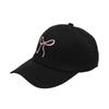 Bow Tie Baseball Cap Female Big Head Baseball Cap American Wide Brim Retro Trend Embroidery Duck Tongue Cap