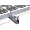 Solar Panel Photovoltaic Bolt-On Coupling Earthing Ground Lug Cable Clamp Ground Clamp for Bare Wire Pipe