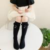 Novelty Funny Doll Hand In Hands Matching Calf Socks Friendship Socks Cute Cartoon Cotton Socks Kids Knee High Socks