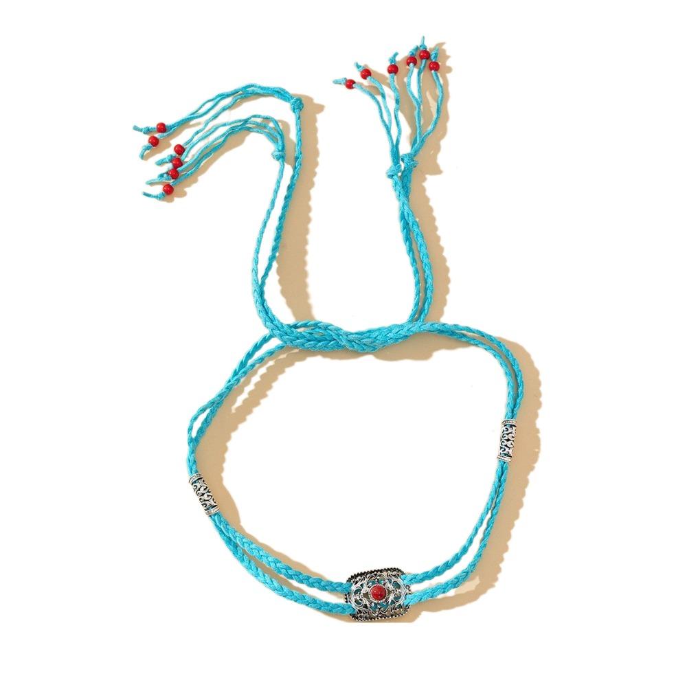 

Ханьфу Головной убор Цепочка на лоб Ретро Тибетские танцевальные аксессуары для волос Унисекс Style 5