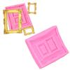 Silicone Mold Retro Photo Frame Picture Frame Fondant Cake Decoration Tool Chocolate Clay Mold