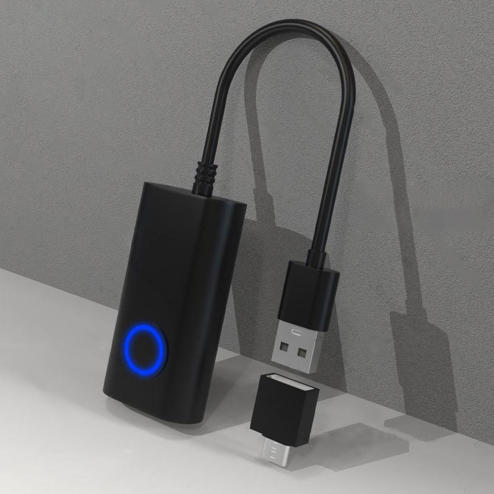 2 in 1 Automatic Computer Mouse Mover Jiggler USB Type-C Mouse Jiggler Drive Free Automatic Mouse Shaker for Computer Awakening