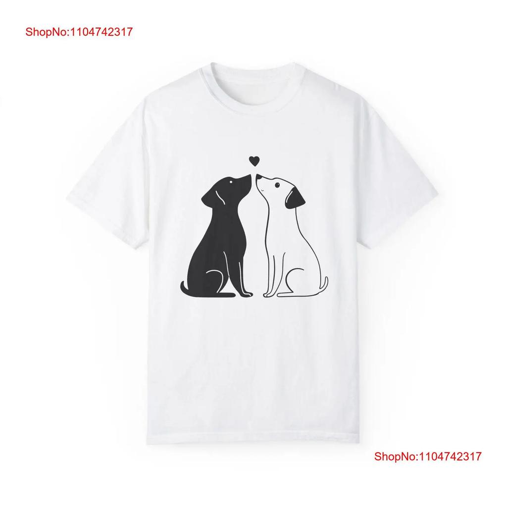 Puppy Love T shirt Dog Lover Cute Animal Pet Owner Canine vintage Washed Versatile Top For Everyday Wear Slightly Casual