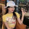 Men's and women's sports caps, sunscreen, sunshade cap, simple embroidery, four-season hat, baseball cap, sun hat, women's solid color hat