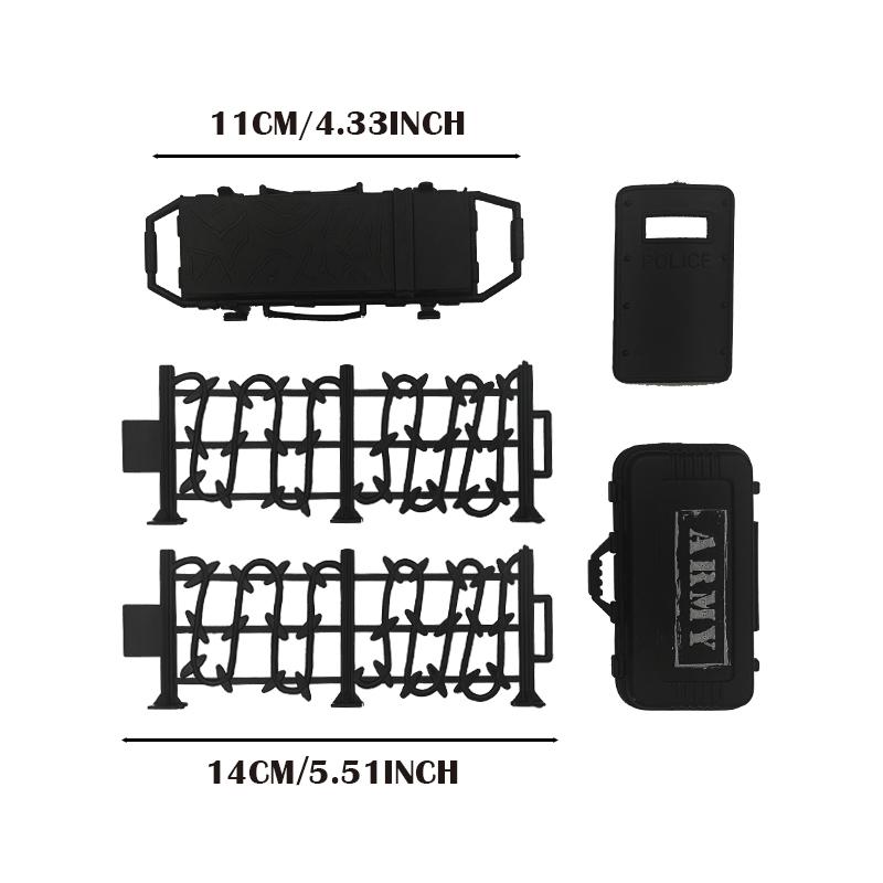 

DIY Army Soldier Net Knapsack Sandbag Drum Airport Military Accessories Action Figure Toy for Boy Children Christmas Gift