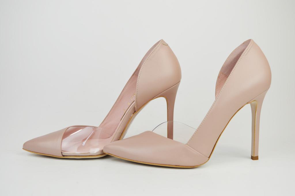 Lodičky Bravo Moda 1796 38 Pudr kůže-silikon