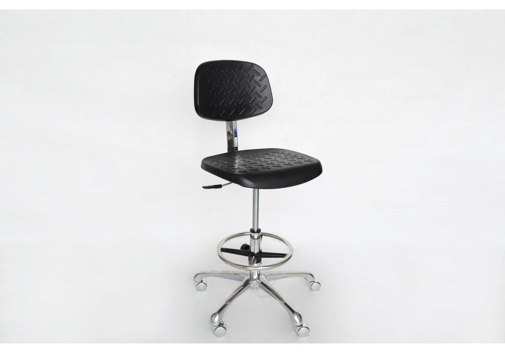 Aluminum Alloy Anti-static Swivel Chair Casters with Conductive Wheels and Solid Foot Cups