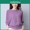 Neck Sexy Pullover Women Boat Sweater Plus Size Batwing Sleeve Knitted Sweater