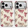 Foreign trade explosion bow magnetic mobile phone case Apple 17 two-in-one film case iPhone12 anti-drop protective case