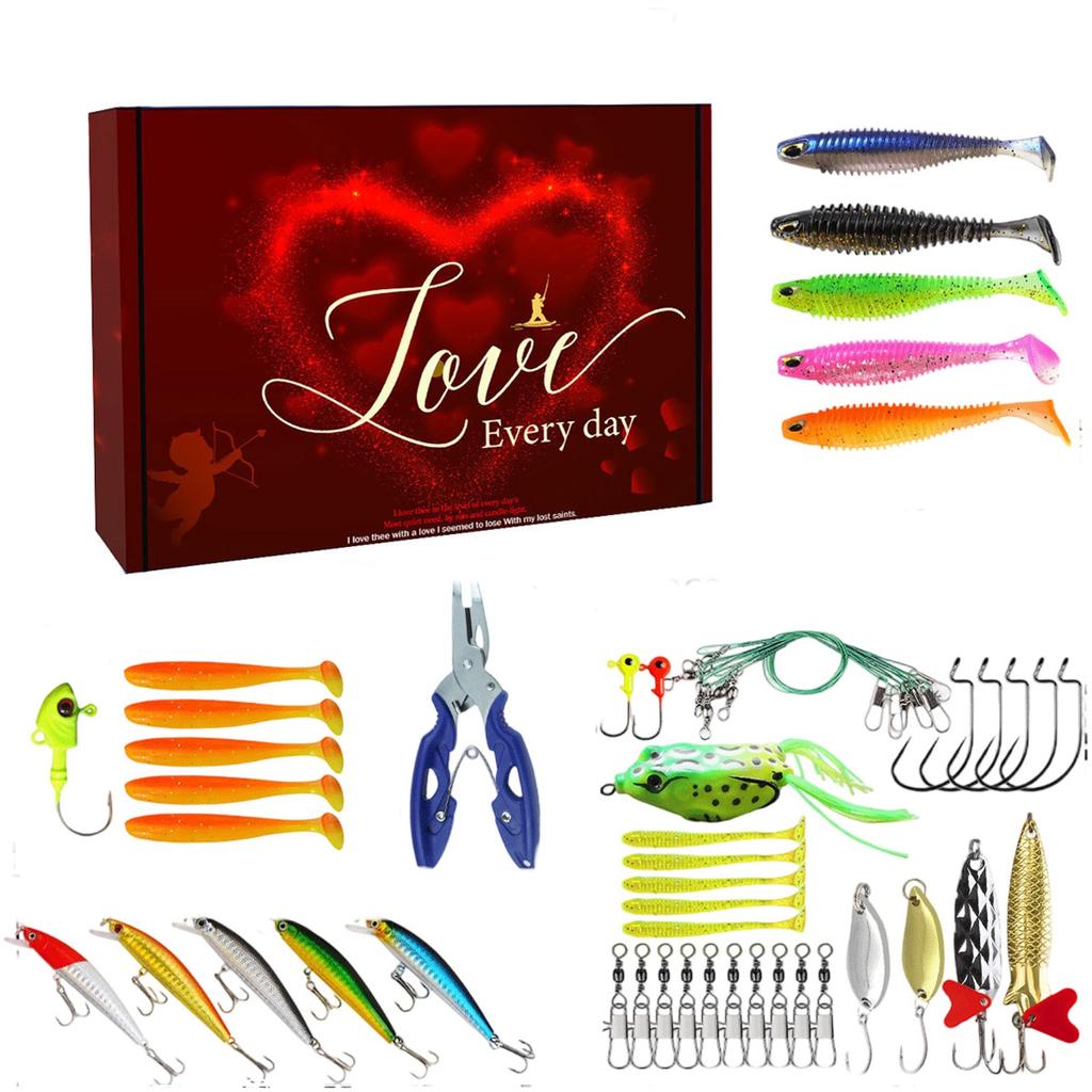 673CLuya Mysterious Fishing Equipment All Fishing Kits Big Mouth Bass Small Mouth Bass Troutbait Fishing Set